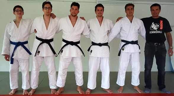Herrenteam der Judo und Ju-Jitsu Schule Gommiswald